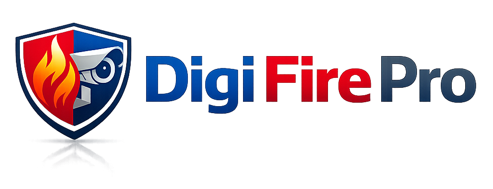 digi fire pro logo – fire safety & security solutions
